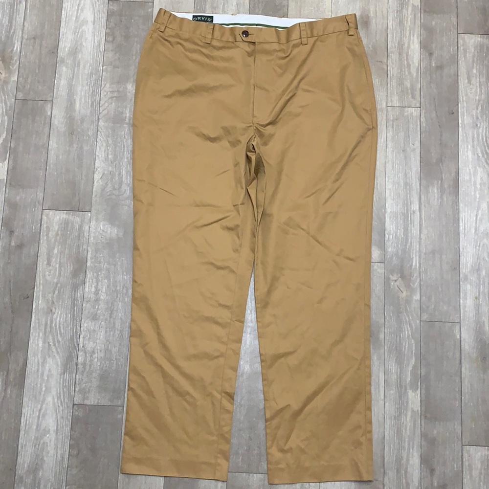 Mens Orvis Chino Khaki Pants